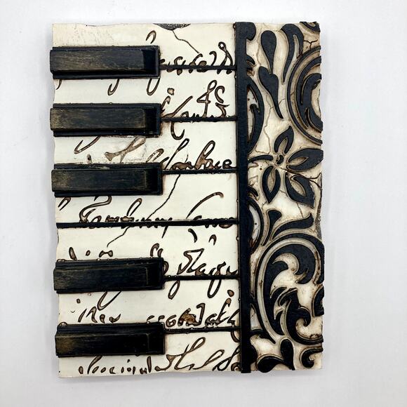 New View Gift Accessories Piano Wall Art Tile Decor Music Teacher Gift - Picture 2 of 9